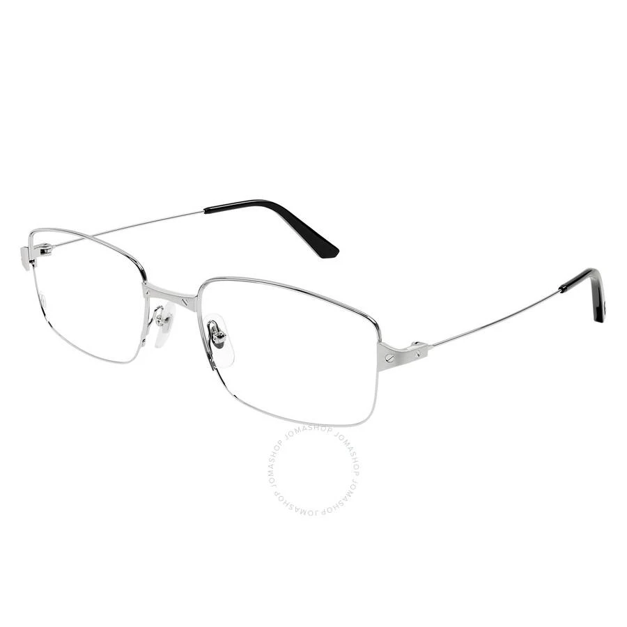 Cartier Demo Rectangular Men's Eyeglasses CT0406O 002 56 1
