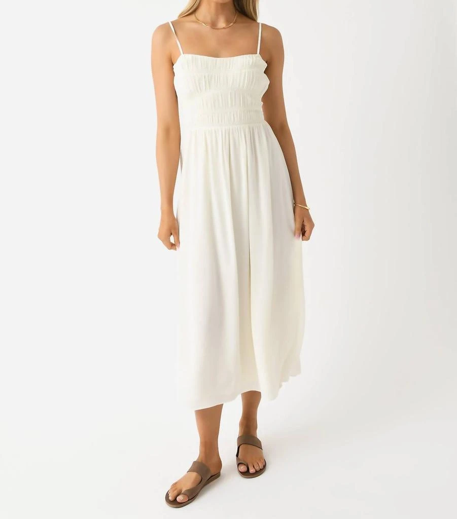 XIRENA Stylla Dress In White Agate 1
