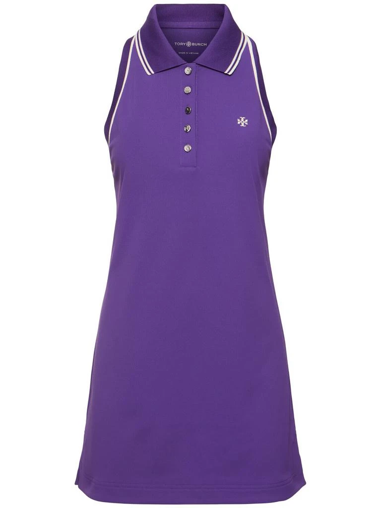 Tory Sport Sleeveless Piquet Polo Mini Dress 1