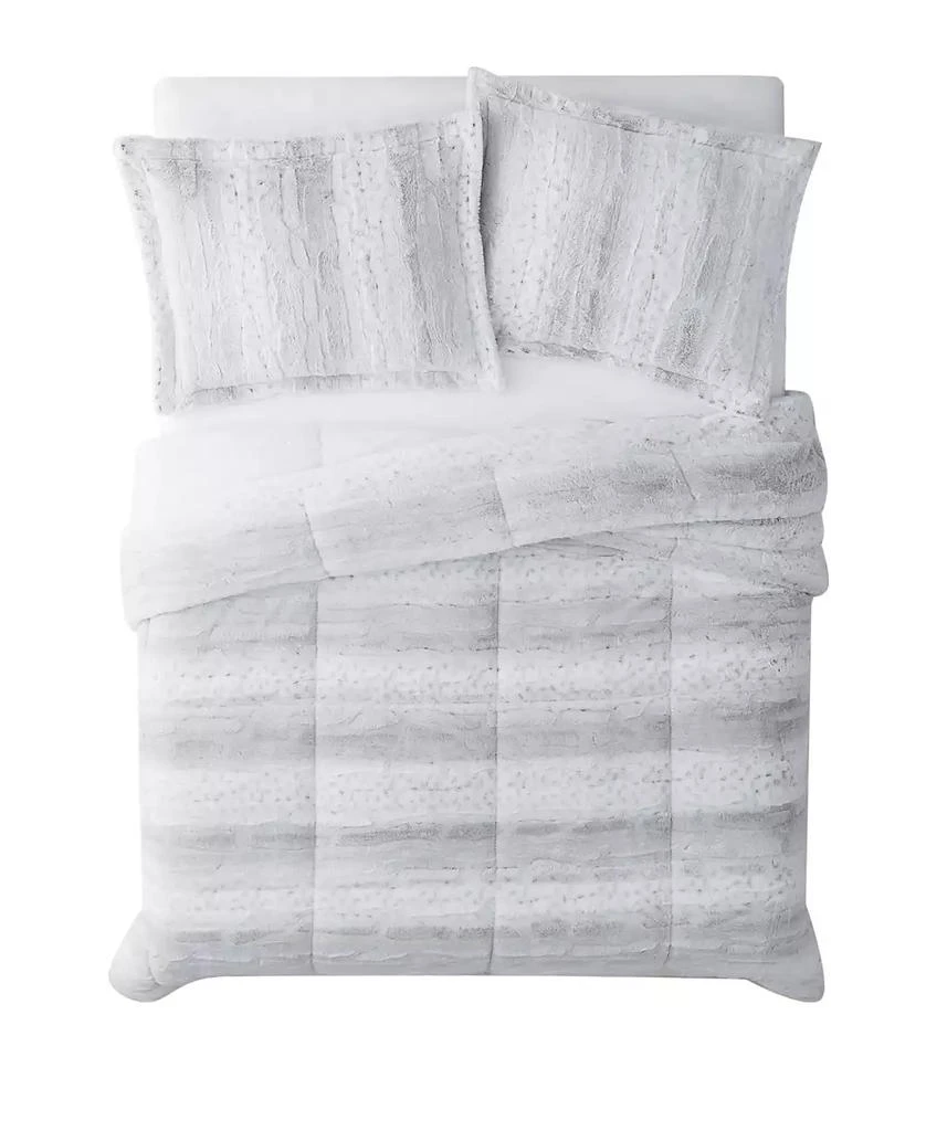 Christian Siriano New York Snow Leopard 2 Piece Comforter Set 4