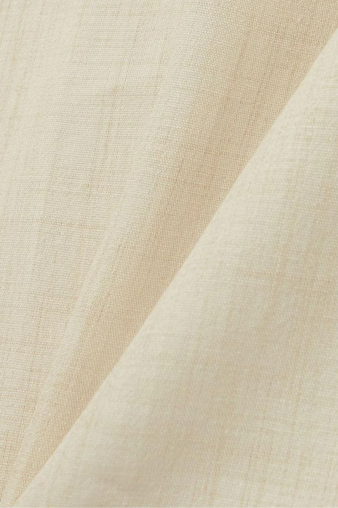 Jacquemus Lace-up linen-blend straight-leg pants 4