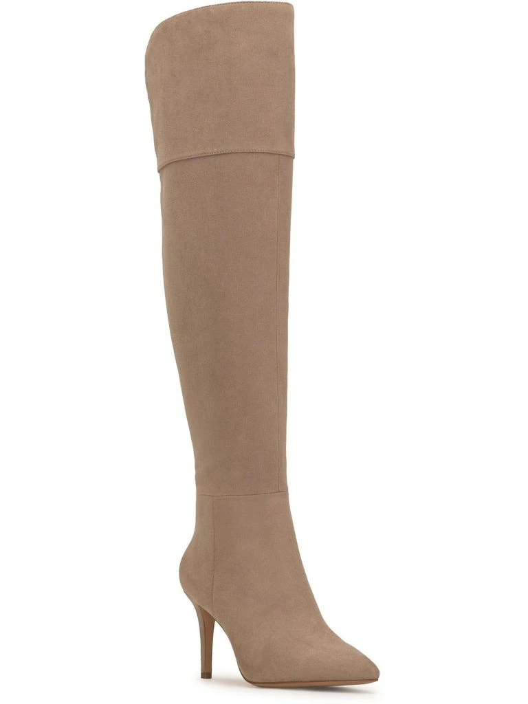 Jessica Simpson Adysen Womens Faux Suede Pointed Toe Over-The-Knee Boots 6