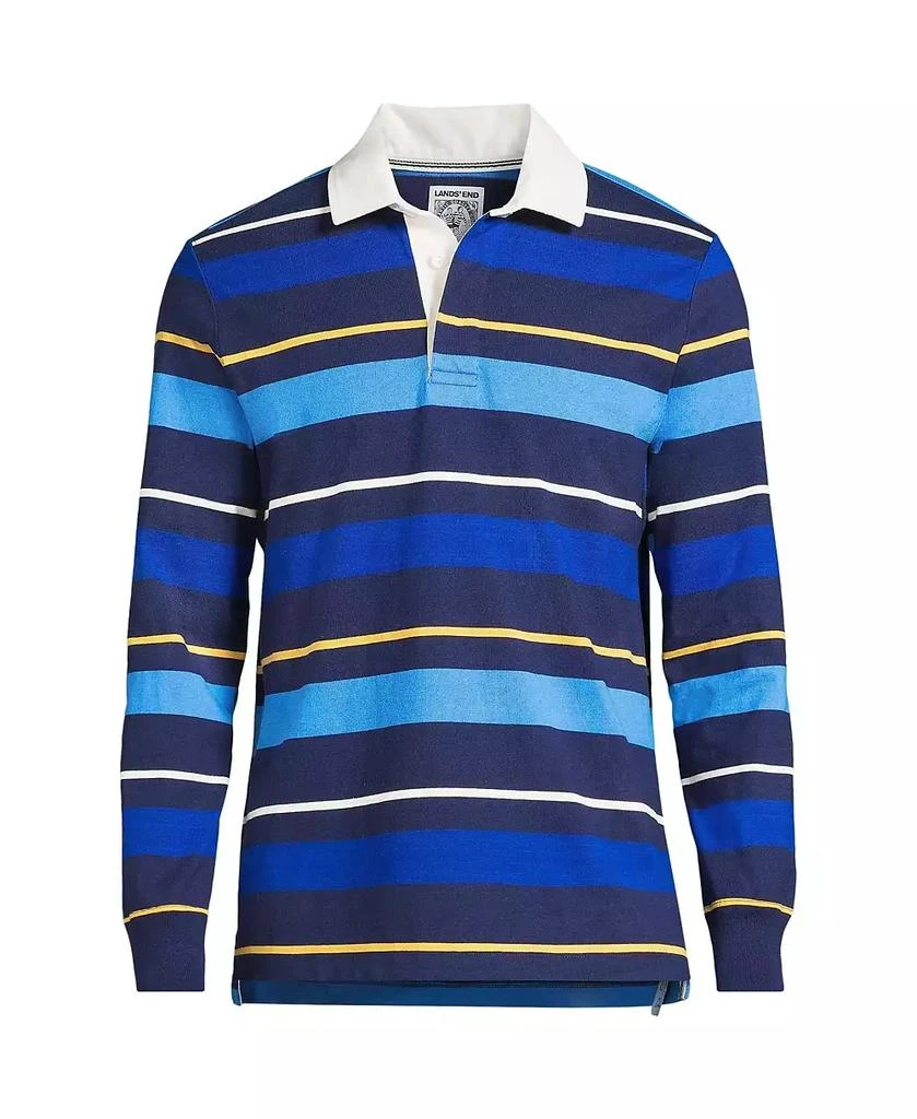Lands' End Big & Tall Long Sleeve Stripe Rugby Shirt 3