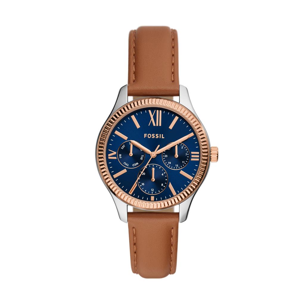 Fossil Women's Rye Multifunction, Silver-Tone Alloy Watch