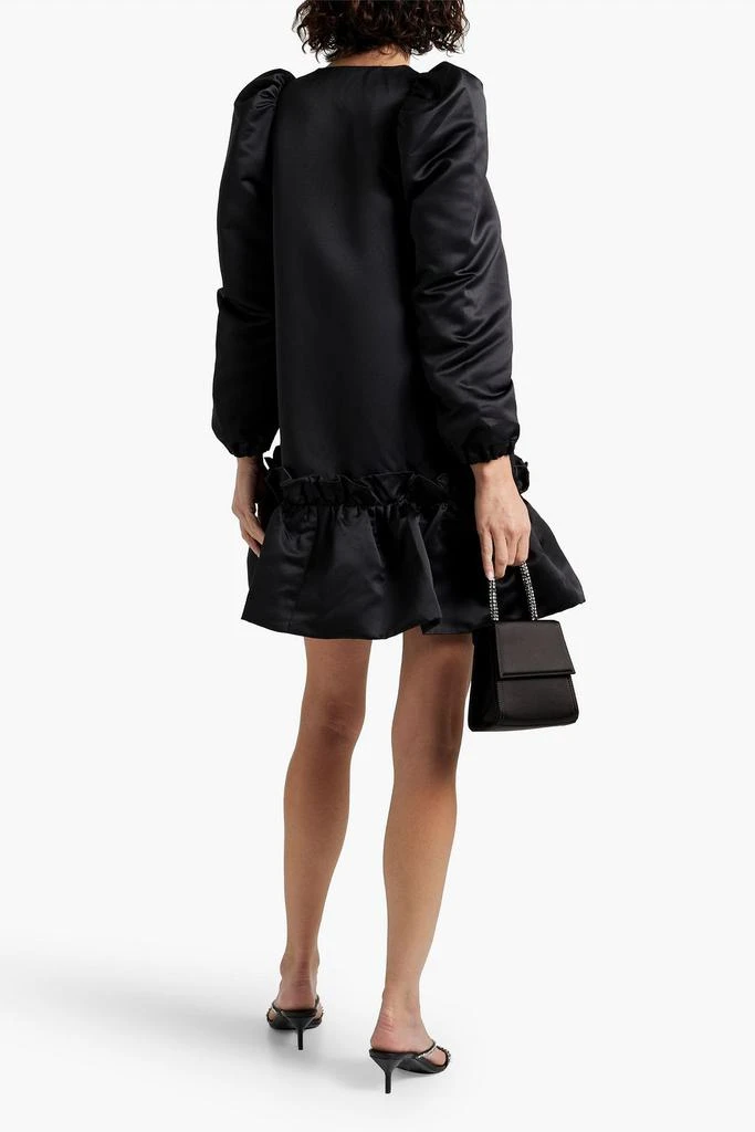 Sleeper Ruffled satin mini dress 3