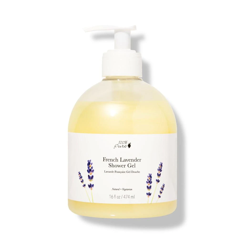 100% Pure French Lavender Shower Gel 16oz 1