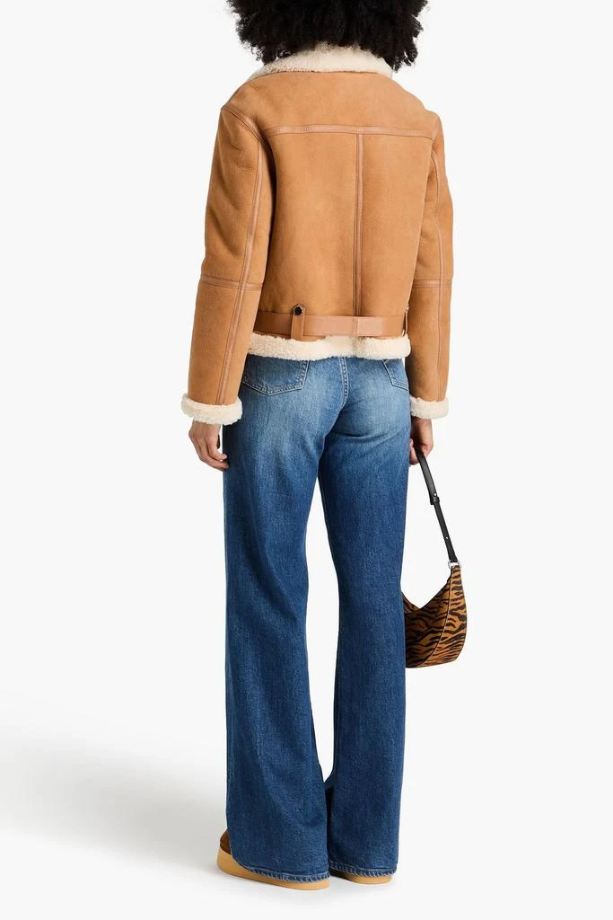 MUUBAA Belted shearling jacket 3