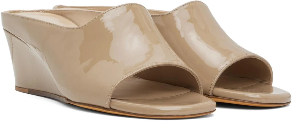 Maryam Nassir Zadeh Taupe Yves Wedge Heeled Sandals 4