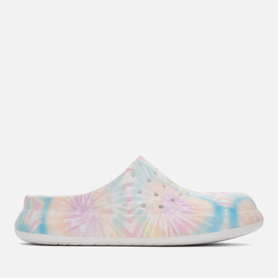 TOMS TOMS WOMEN'S ALPARGATA MALLOW VEGAN MULES - CANDY PINK TIE DYE 1