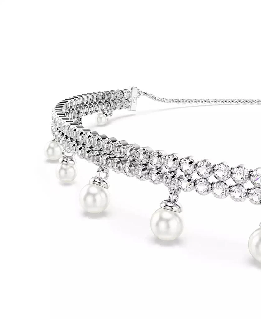 Swarovski Ariana Grande x Swarovski® Crystal Cultivated Pearl Round Cut Choker Necklace 6