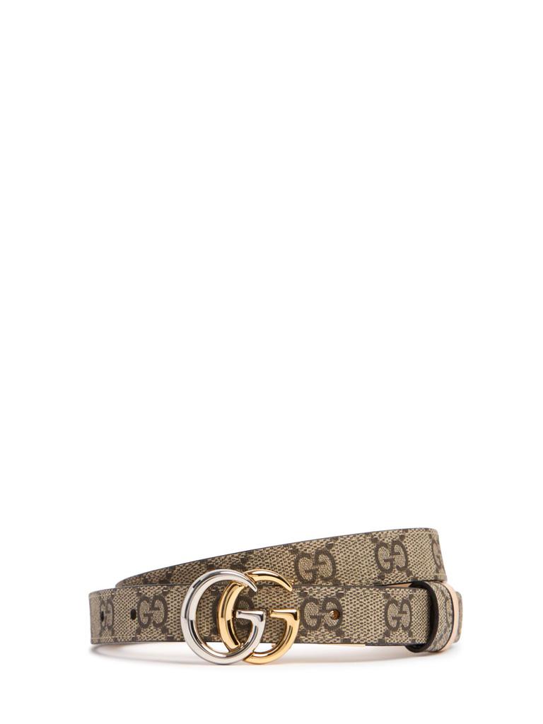 Gucci 20mm Gg Marmont Canvas Belt