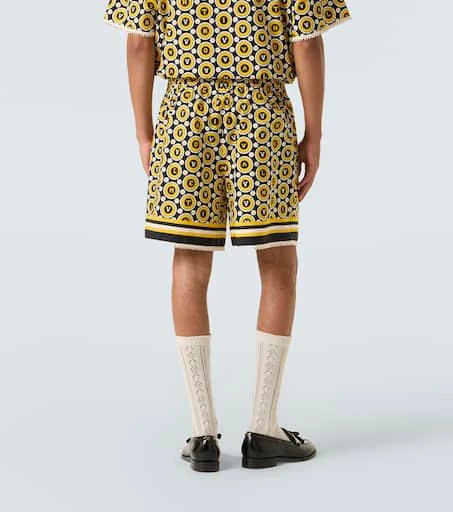 Valentino Printed cotton poplin shorts 4