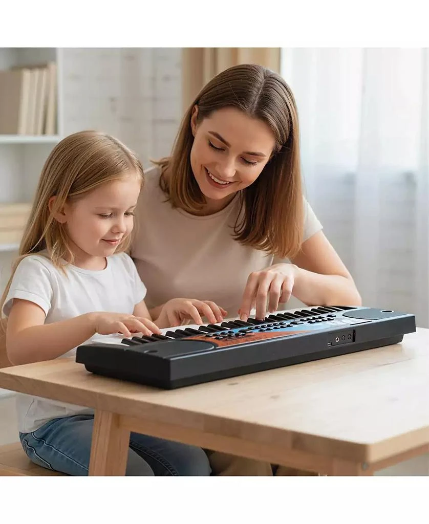Mecale 49-Key Portable Kids Electric Piano Keyboard with 8 Rhythms 
8 Tones for Fun Learning 2