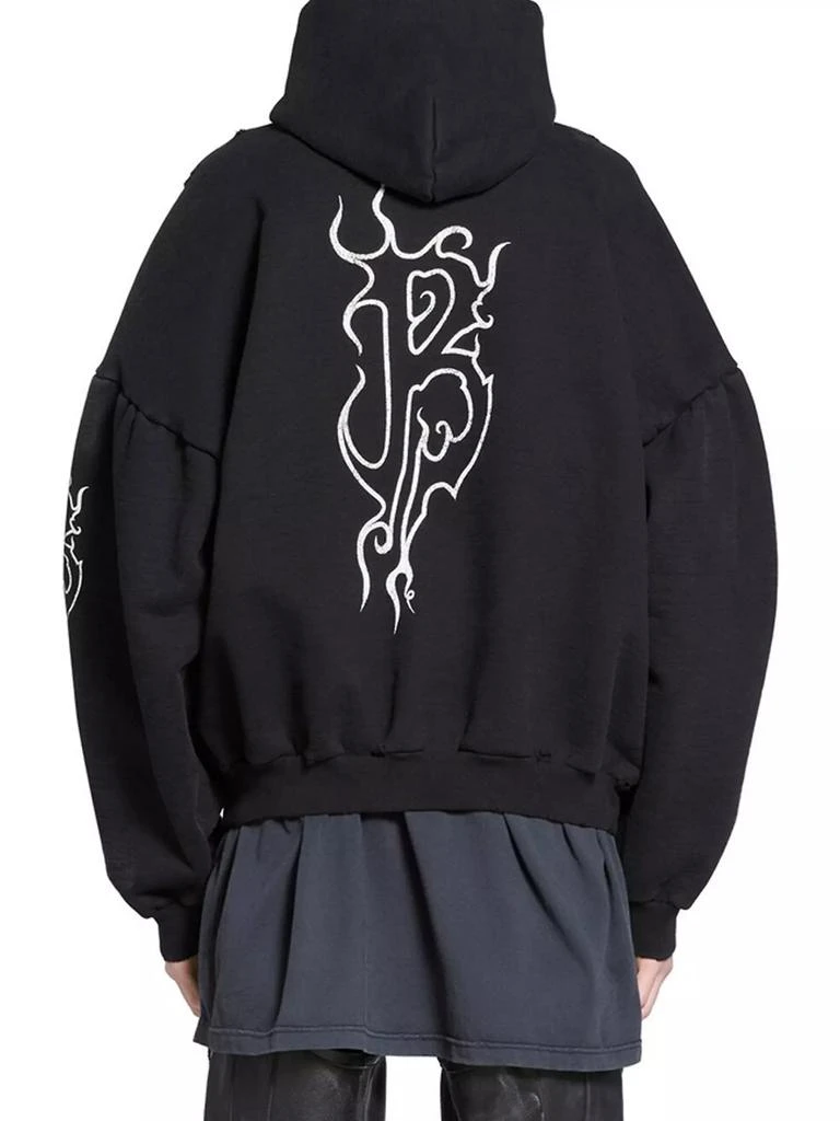Balenciaga Darkwave Round Hoodie Oversized 4