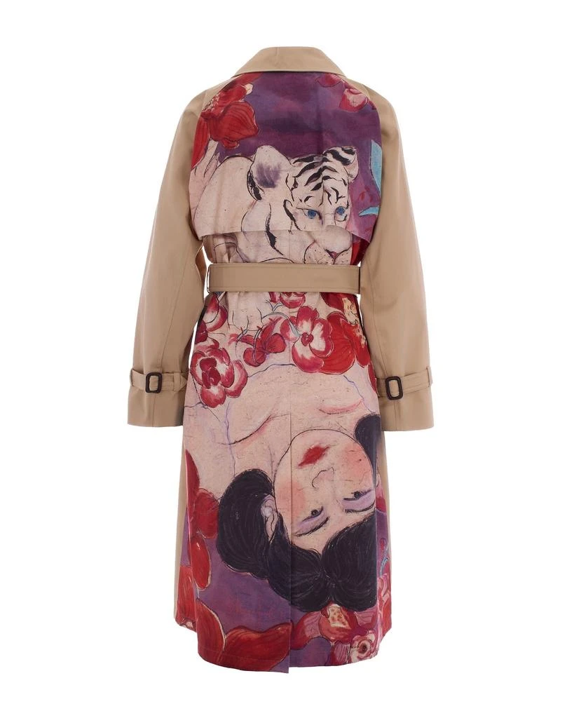 Max Mara Printed Gabardine Trench Coat 2