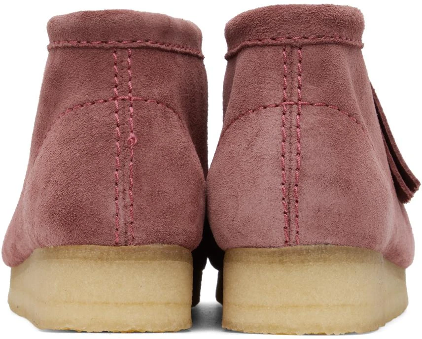 Clarks Pink Wallabee Boots 2