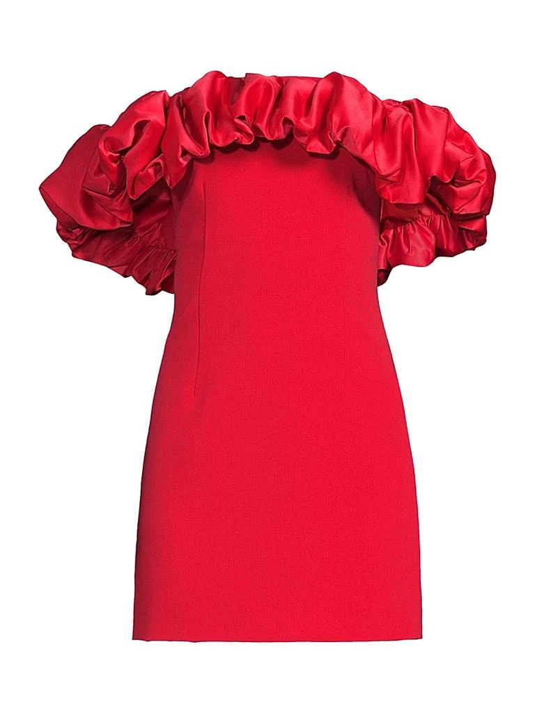 open lace back dress Linen Off The Shoulder Maxi – Retrofete main image 1