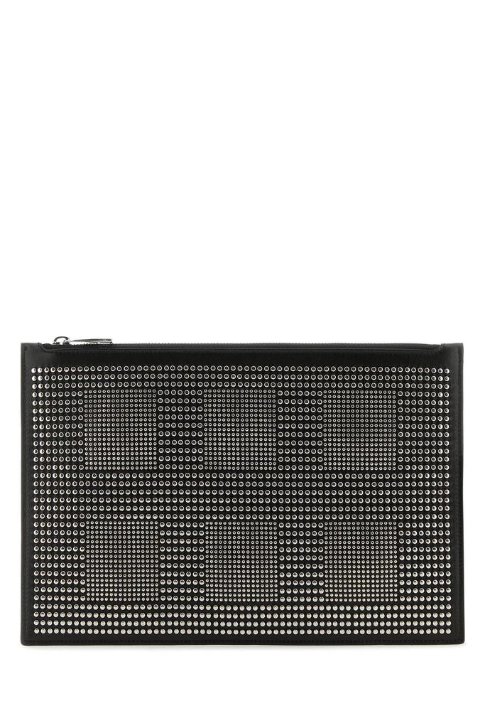 Alexander McQueen Black leather pouch 1