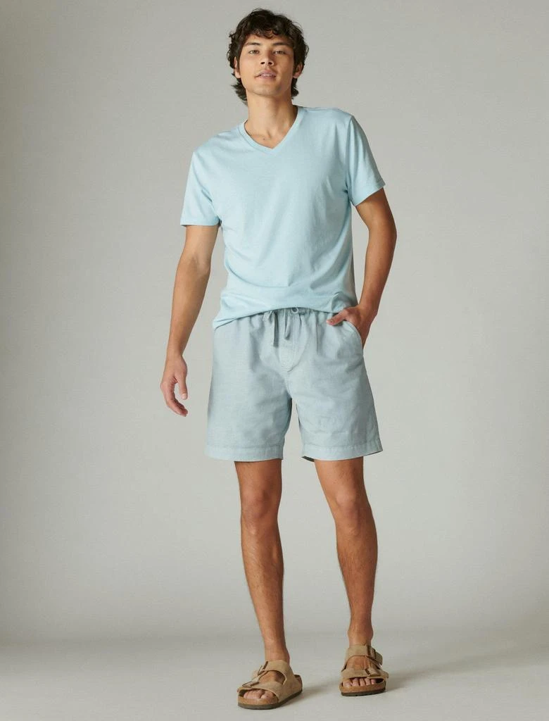 Lucky Brand Men's 7"Pull Up Linen Short 1