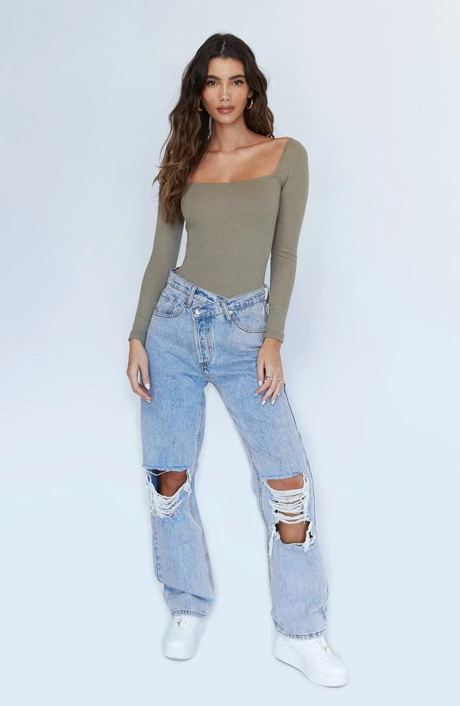 Princess Polly Long Sleeve Rib Bodysuit 6