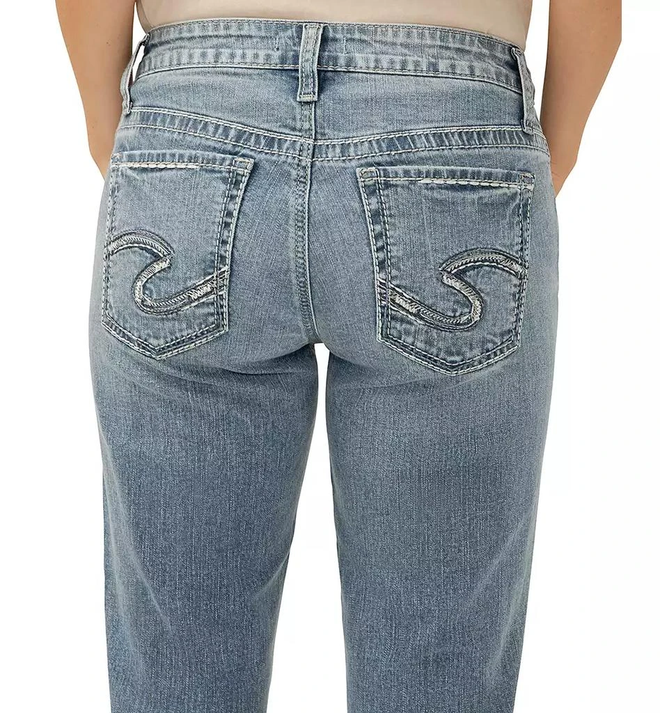 Silver Jeans Co. Women's Boyfriend Mid Rise Jeans 4