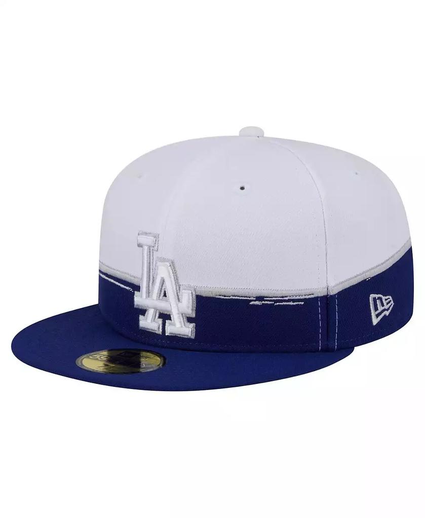 New Era Men's Royal/White Los Angeles Dodgers Paint Stroke 59FIFTY Fitted Hat