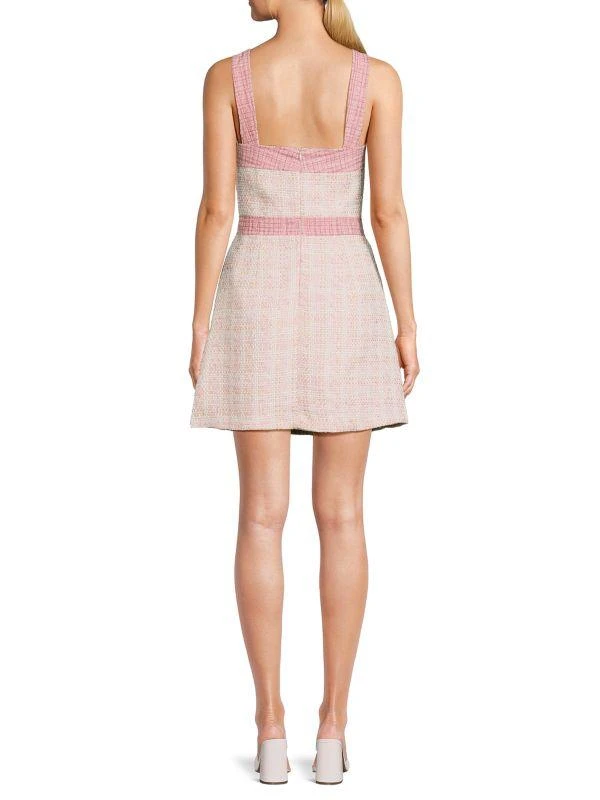 Lea & Viola Boucle Squareneck Mini Dress 2