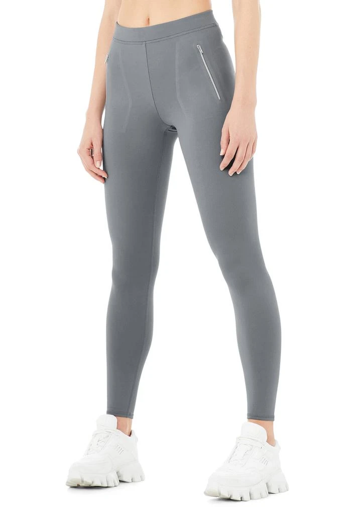 Alo High-Waist Thrill Seeker Legging - Steel Blue 3