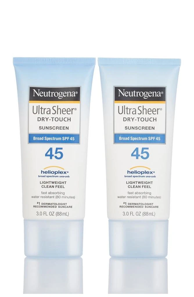 NEUTROGENA Ultra Sheer Dry-Touch SPF 45 Sunscreen - Set of 2 1