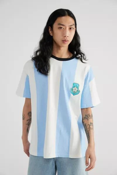 Urban Outfitters Community Football Striped Soccer Jersey Tee 3
