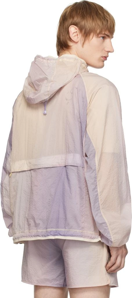 RCOS Purple & Tan Packable Nylon Anorak Jacket 3
