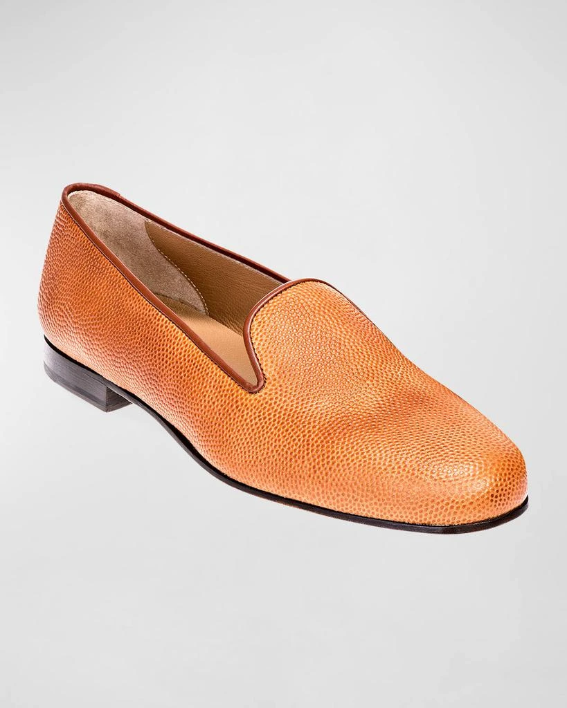 Stubbs and Wootton Men's Football Leather Venetian Loafers 2