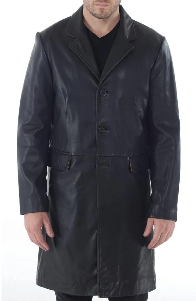 Missani Le Collezioni Lambskin Trench Coat
