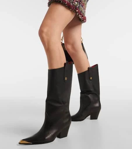 ETRO Leather cowboy boots 4