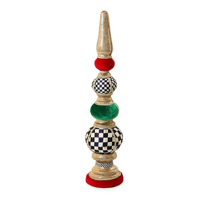 MacKenzie-Childs Cozy Christmas Small Tabletop Finial 2