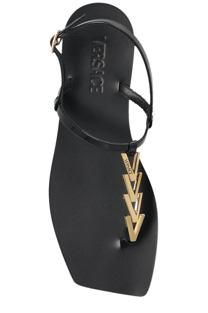 Versace Versace V-Chain Square-Toe Sandals 4