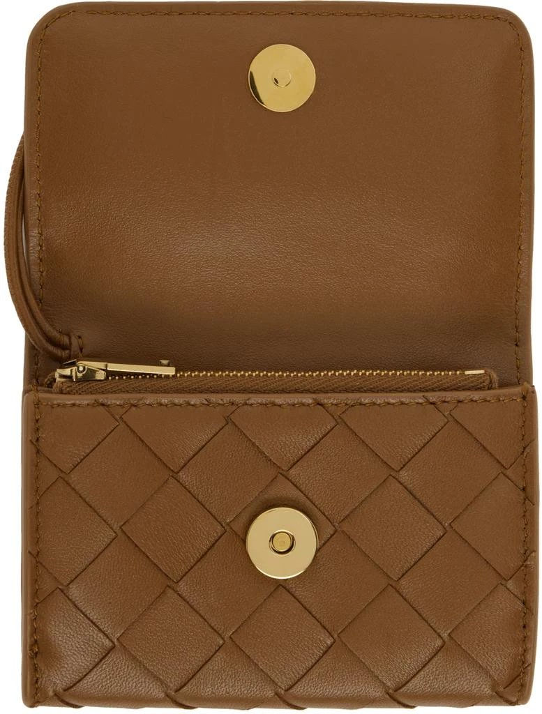 Bottega Veneta Tan Andiamo Small Envelope Card Holder 3