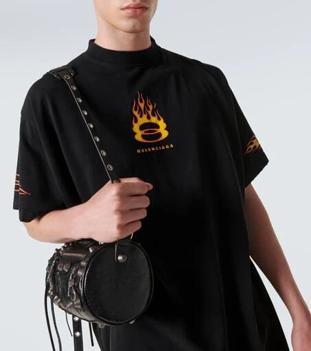Balenciaga Oversized logo cotton jersey T-shirt 5