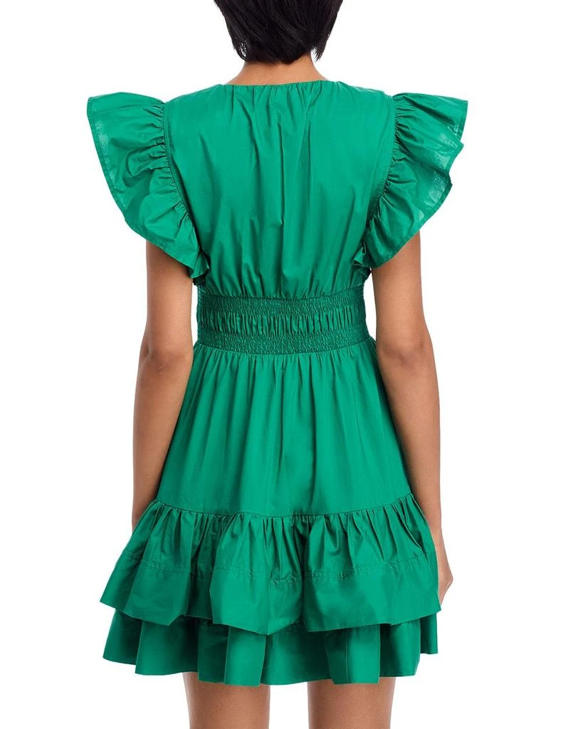 AQUA Flutter Sleeve Mini Dress - Exclusive 4