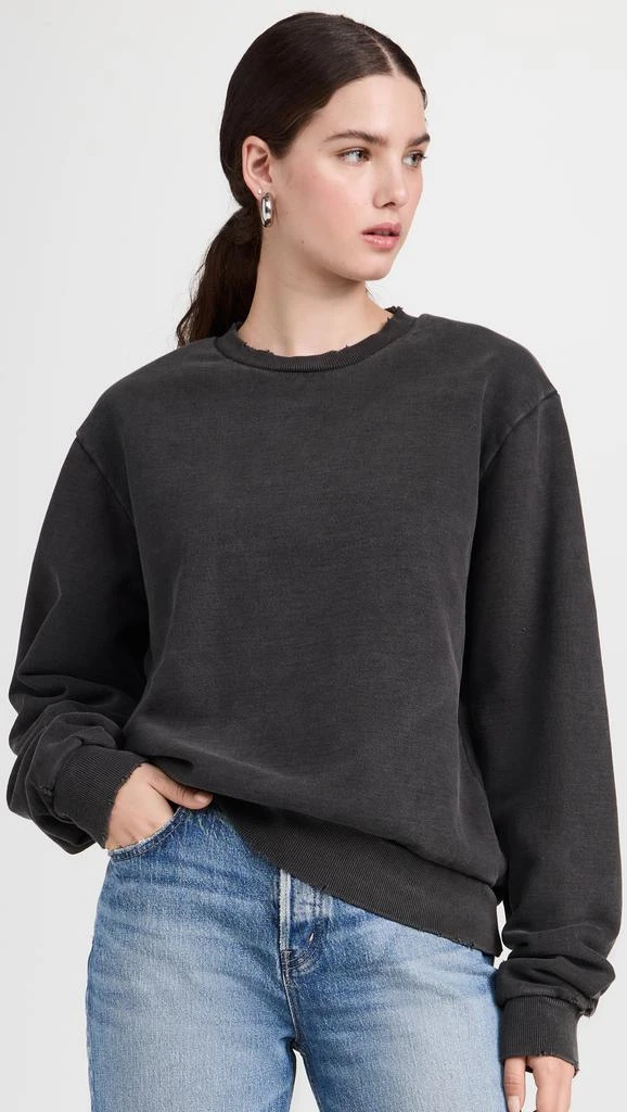 MOUSSY VINTAGE MV Product Processing Neck Sweatshirt 1