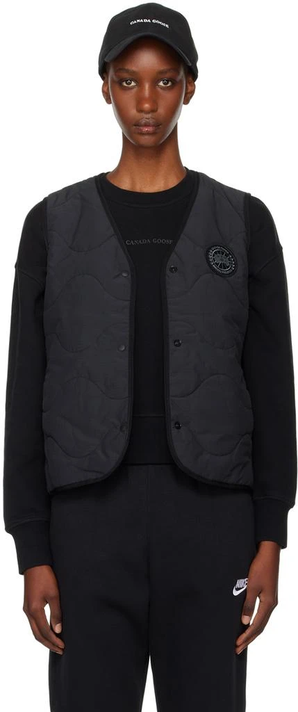 Canada Goose Black 'Black Label' Annex Liner Reversible Vest 1