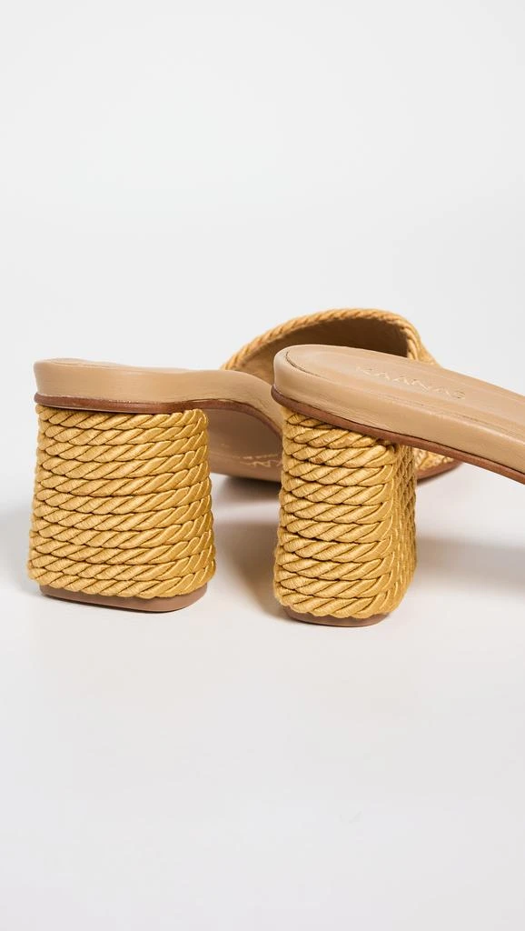 Kaanas Penn Texture Band Corded Heels 3