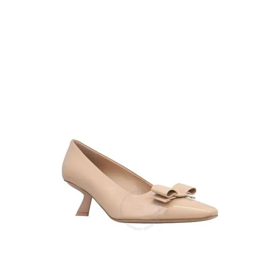 Salvatore Ferragamo Anz Patent Leather Vara Bow Pumps