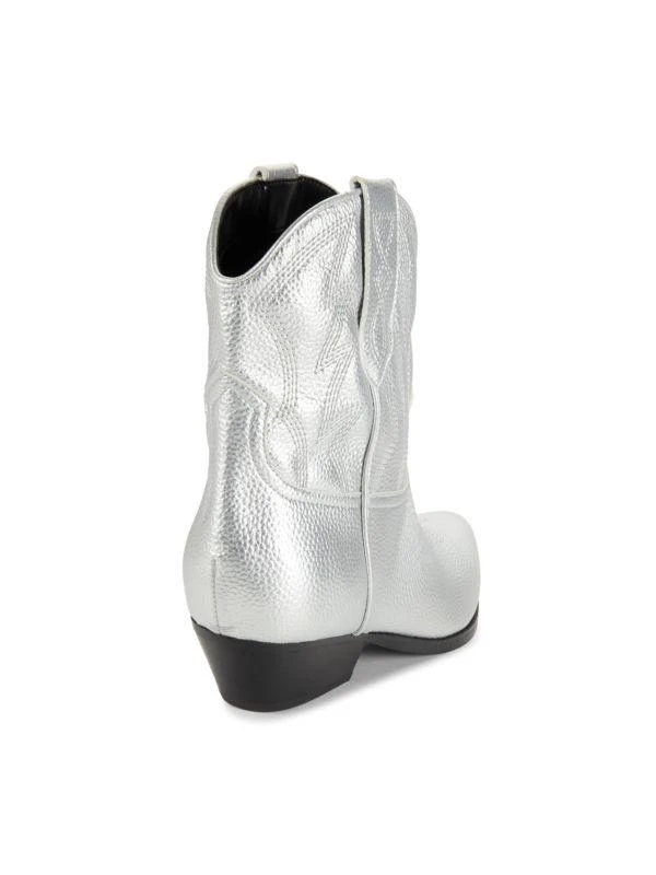 GUESS Ginette Metallic Cowboy Booties 3