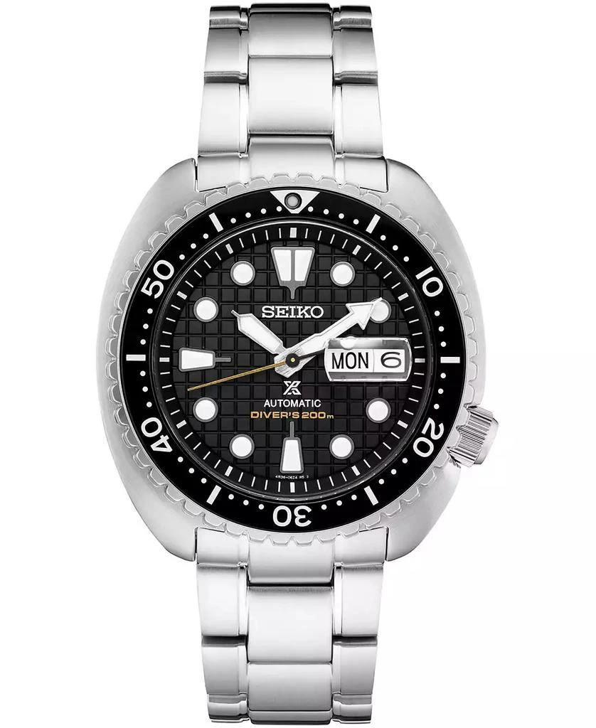 Seiko Men's Automatic Prospex King Turtle Stainless Steel Bracelet Watch 45mm 1