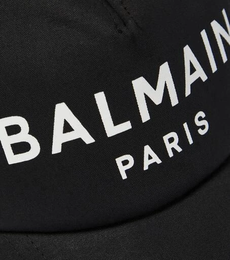 Balmain Logo cotton baseball cap 2