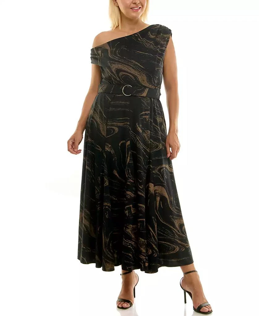 modern wedding guest dress Chic & Modern Off-Shoulder Mother of the Bride Dress Wedding Guest Dress QM3221 US2 / Custom Color