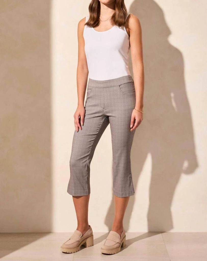 Tribal Women's Bengaline Capri Pants In Jet Blue 1