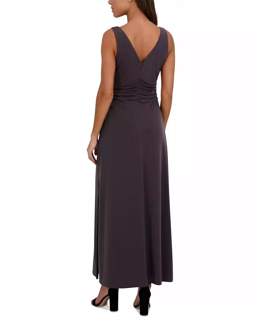 Kensie Women's Draped Cowlneck Sleeveless Maxi Dress 4