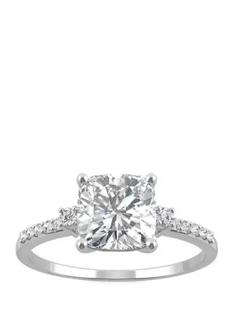 Charles
Colvard 1.81 ct. t.w. Lab Created Moissanite Engagement Ring in 14K White Gold